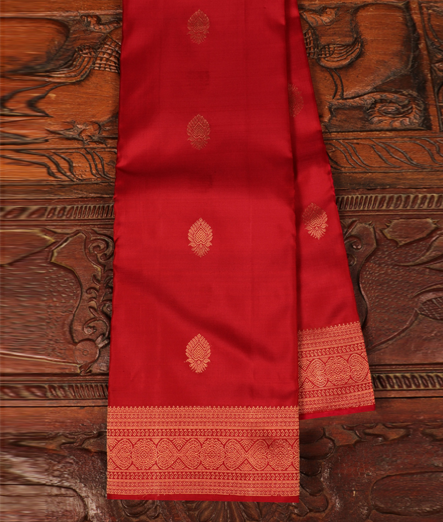Maroon Handwoven Kanjivaram Silk Saree T290530-image