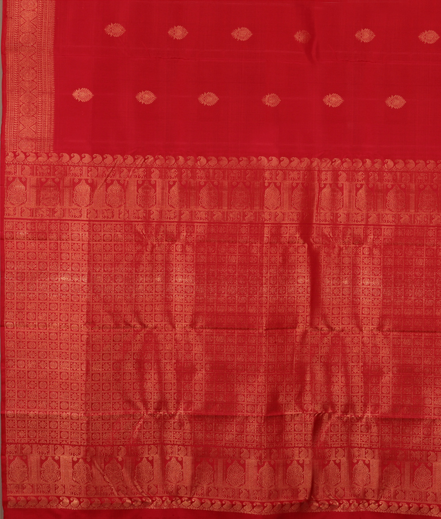 Maroon Handwoven Kanjivaram Silk Saree T2905304