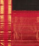 Black Handwoven Kanjivaram Silk Saree T2439424