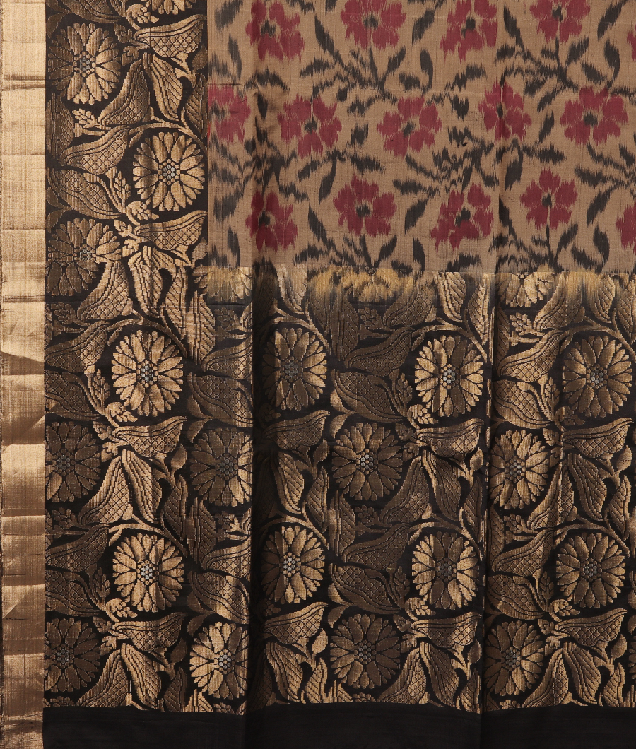 Grey Soft Silk Saree T2927434