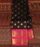 Black Handwoven Kanjivaram Silk Saree T1824991
