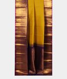 Yellowish Green Handwoven Kanjivaram Silk Saree T2957232