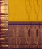 Yellowish Green Handwoven Kanjivaram Silk Saree T2957234