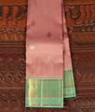 Mauve Pink Handwoven Kanjivaram Silk Saree T2936241