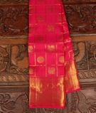 Reddish Pink Handwoven Kanjivaram Silk Saree T2737761