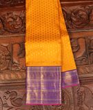 Yellow  Handwoven Kanjivaram Silk Saree T2682211
