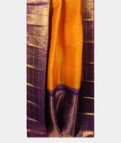 Yellow  Handwoven Kanjivaram Silk Saree T2682212