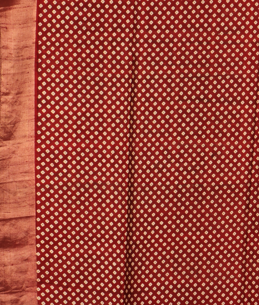 Green Printed Raw Silk Saree T2816823