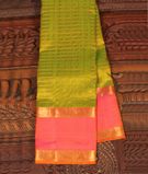 Yellowish Green Handwoven Kanjivaram Silk Saree T2494911