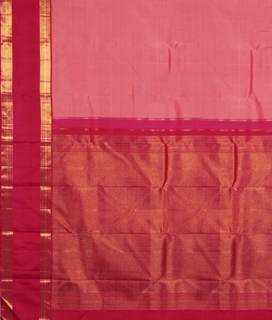 pink Handwoven Kanjivaram Silk Saree T2825264