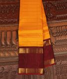 Yellow Handwoven Kanjivaram Silk Saree T2738451