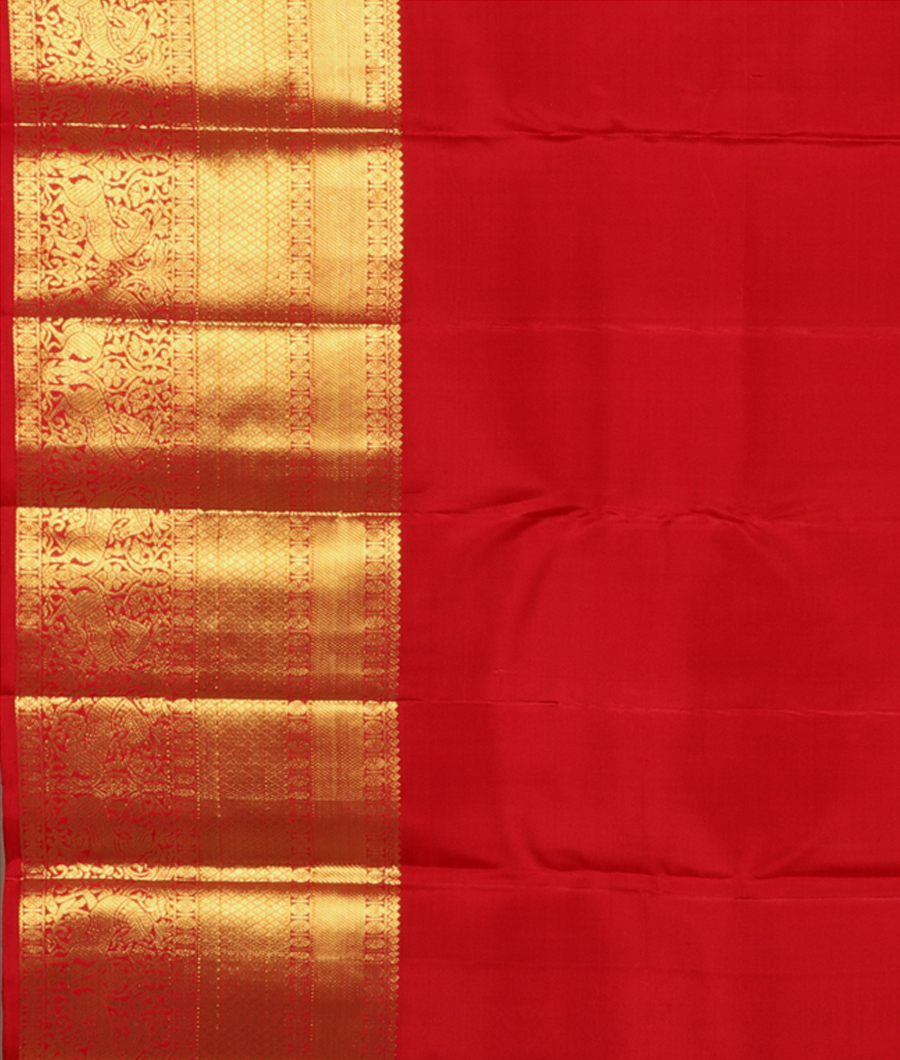 Cream Handwoven Kanjivaram Silk Saree T2770803