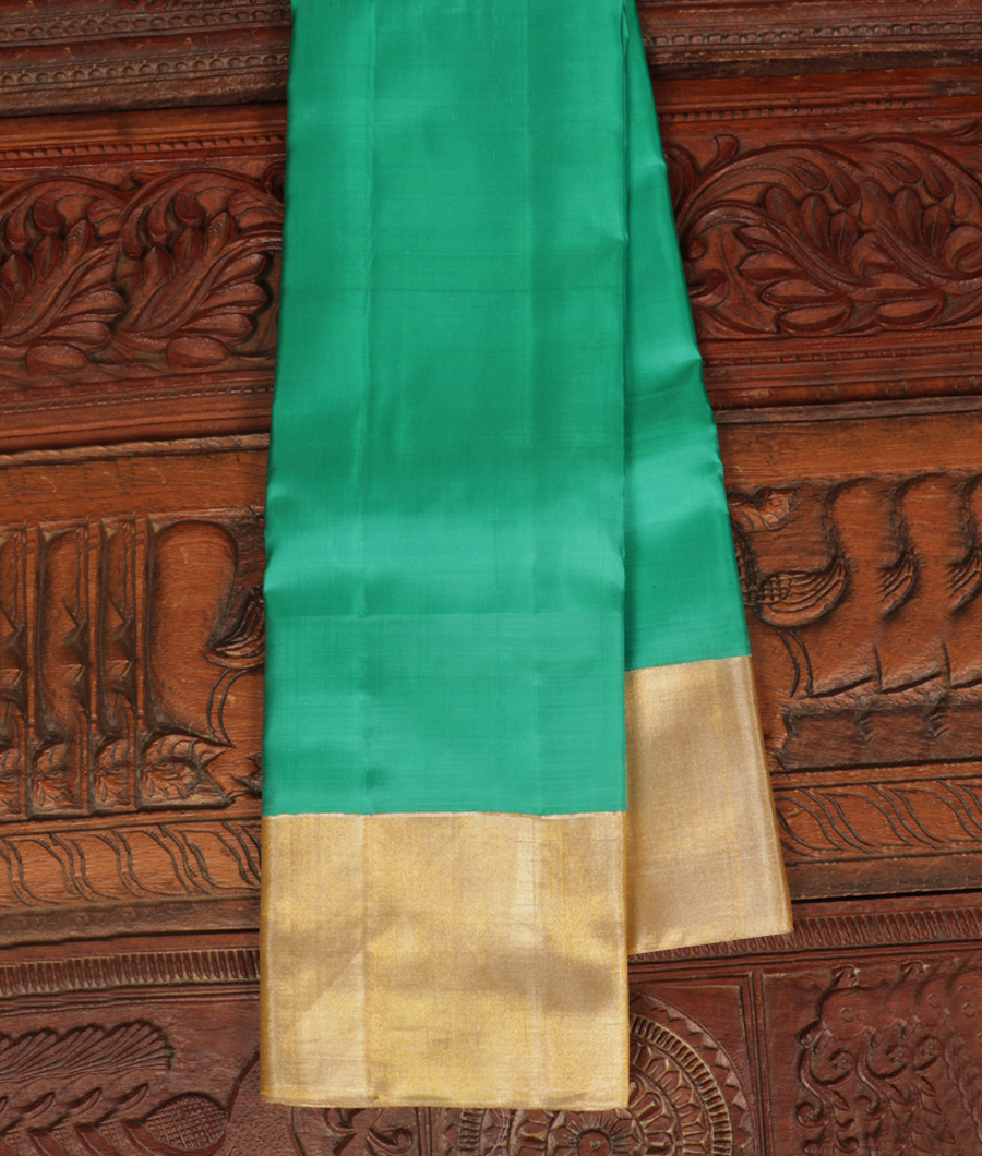 Green Handwoven Kanjivaram Silk Saree T248890-image