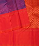 Purple Handwoven Kanjivaram Silk Saree 3