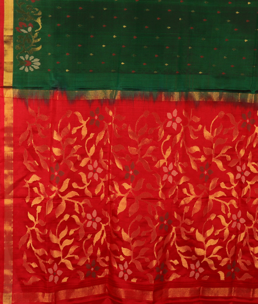 Green Uppada Silk Saree T2963204