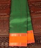 Green Handwoven Kanjivaram Silk Saree T2387681