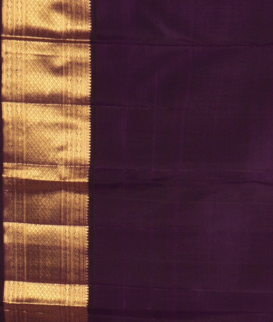 Greenish Blue Handwoven  Kanjivaram Silk Saree T2770073