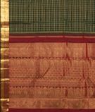 Green Handwoven Kanjivaram Silk Saree T2385264