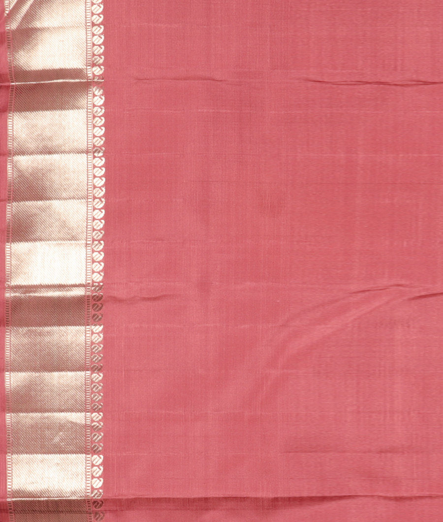 Onion Pink Handwoven Kanjivaram Silk Saree T2723483