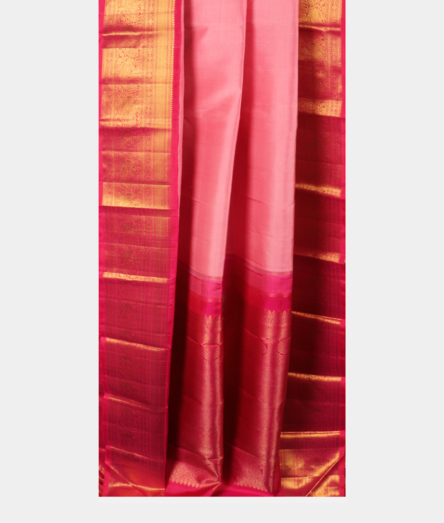 Pink Handwoven Kanjivaram Silk Saree T2726602