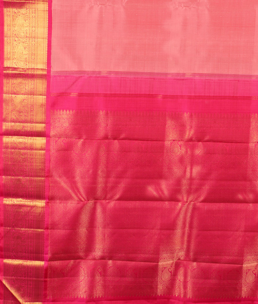 Pink Handwoven Kanjivaram Silk Saree T2726604