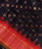 Dark Blue Gadwal Silk Saree T2779081