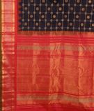 Dark Blue Gadwal Silk Saree T2779084