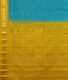 Blue Gadwal Silk Saree T2778774
