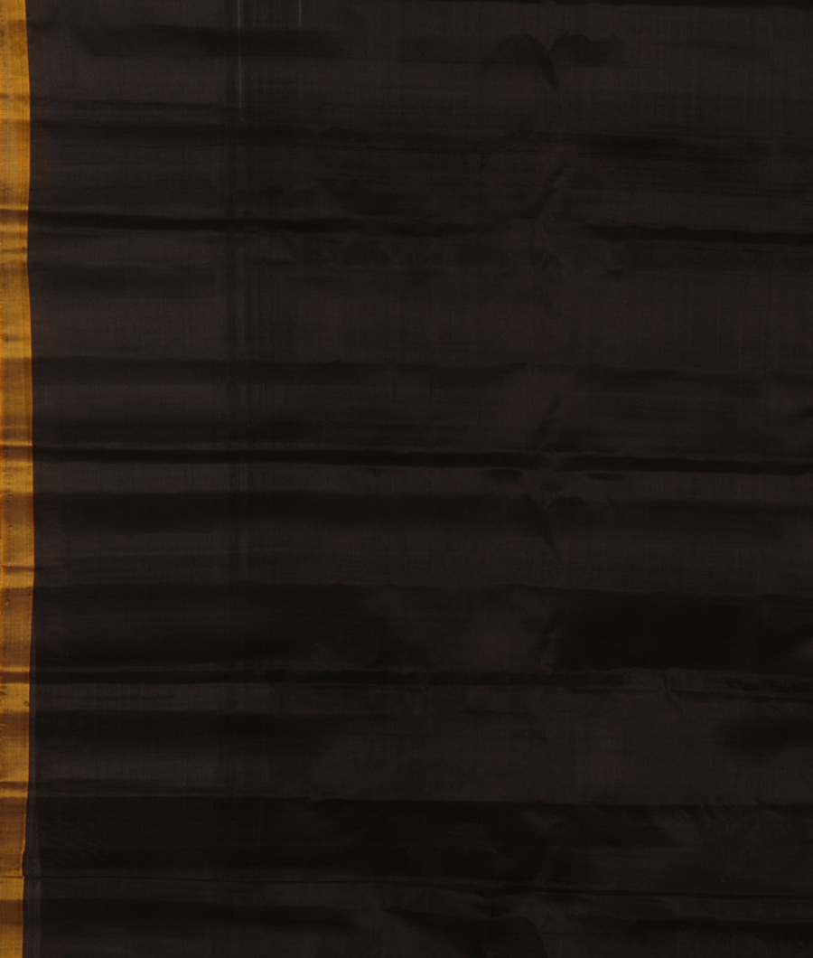 Beige and White Gadwal Silk Saree T2778613