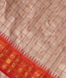 Light Grey Gadwal Silk Saree T2778911