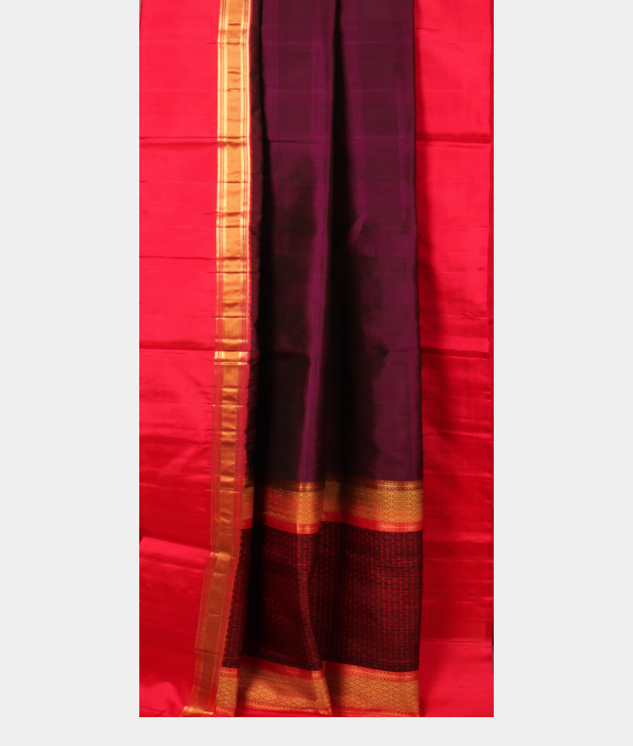 Purple Soft Silk Saree T2894652