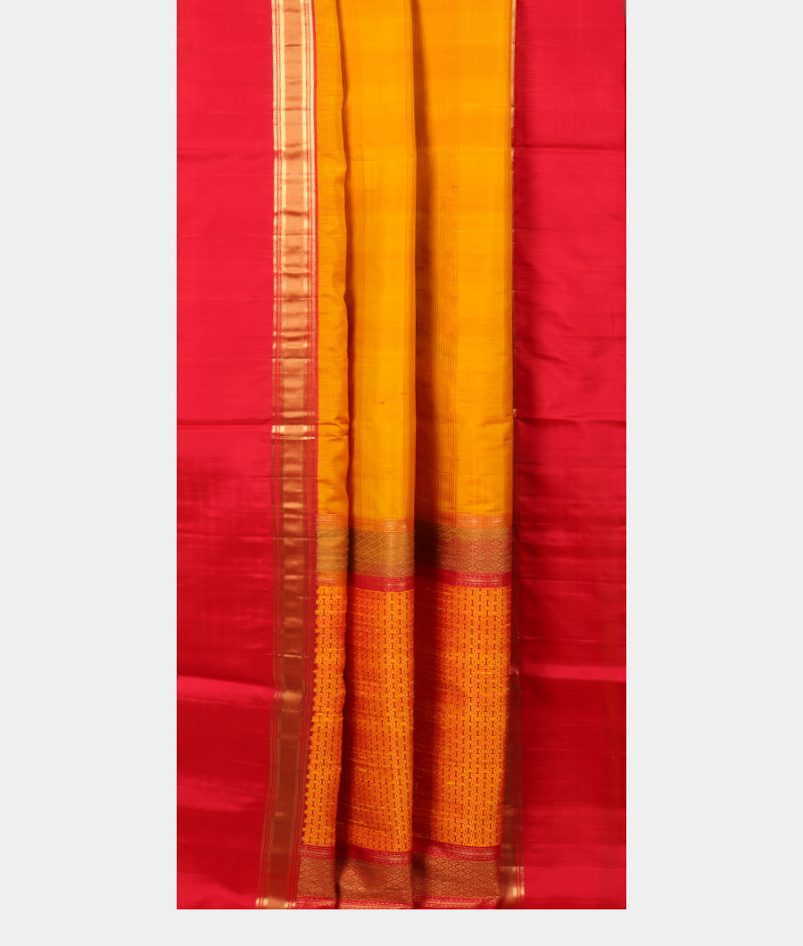 Yellow Soft Silk Saree T2894612