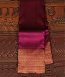 Purple Handwoven Kanjivaram Silk Saree T2925441