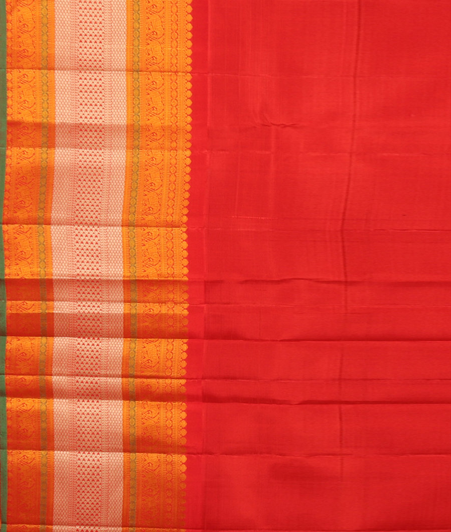 Beige Handwoven Kanjivaram Silk Saree T2611653