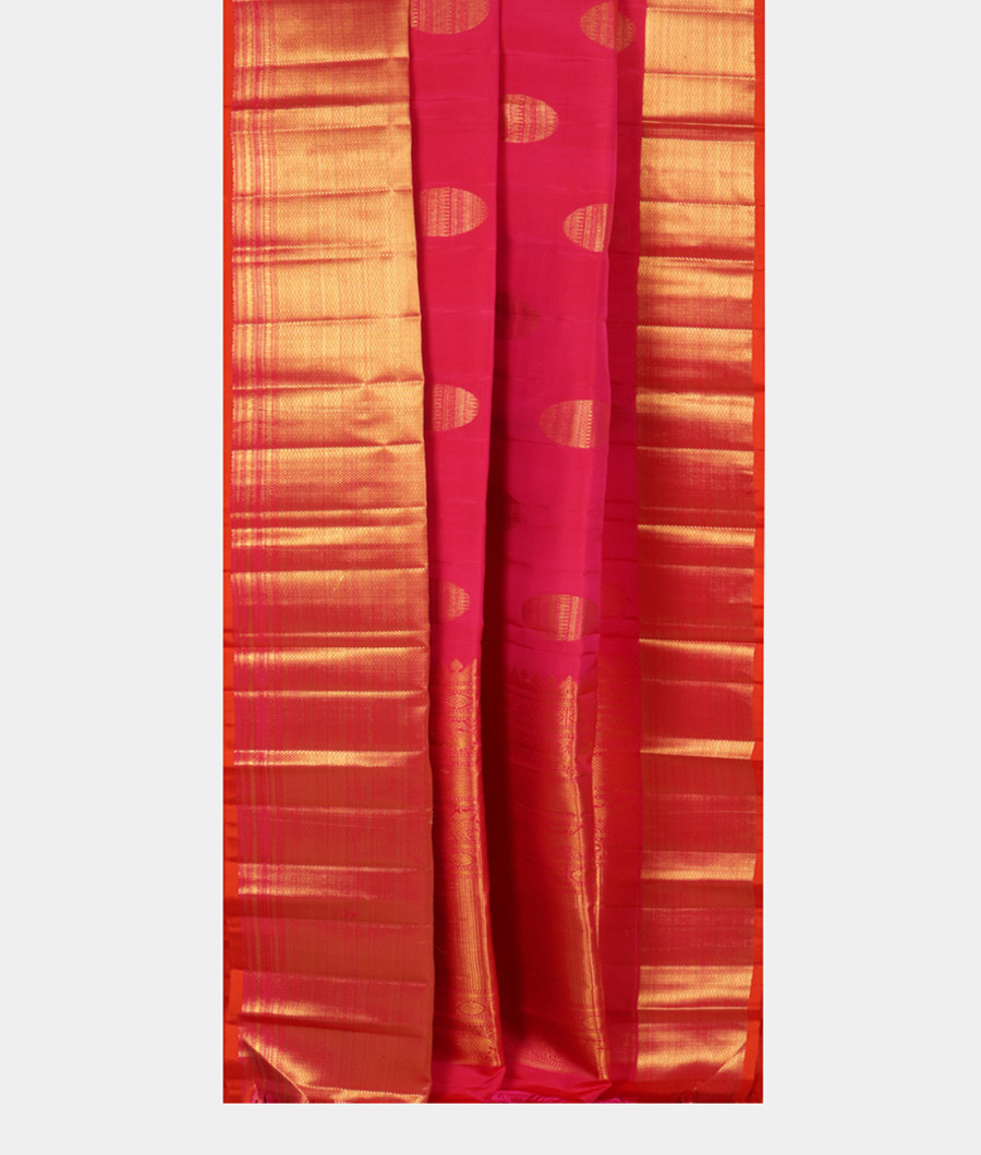 Magenta Handwoven Kanjivaram Silk Saree T2907522