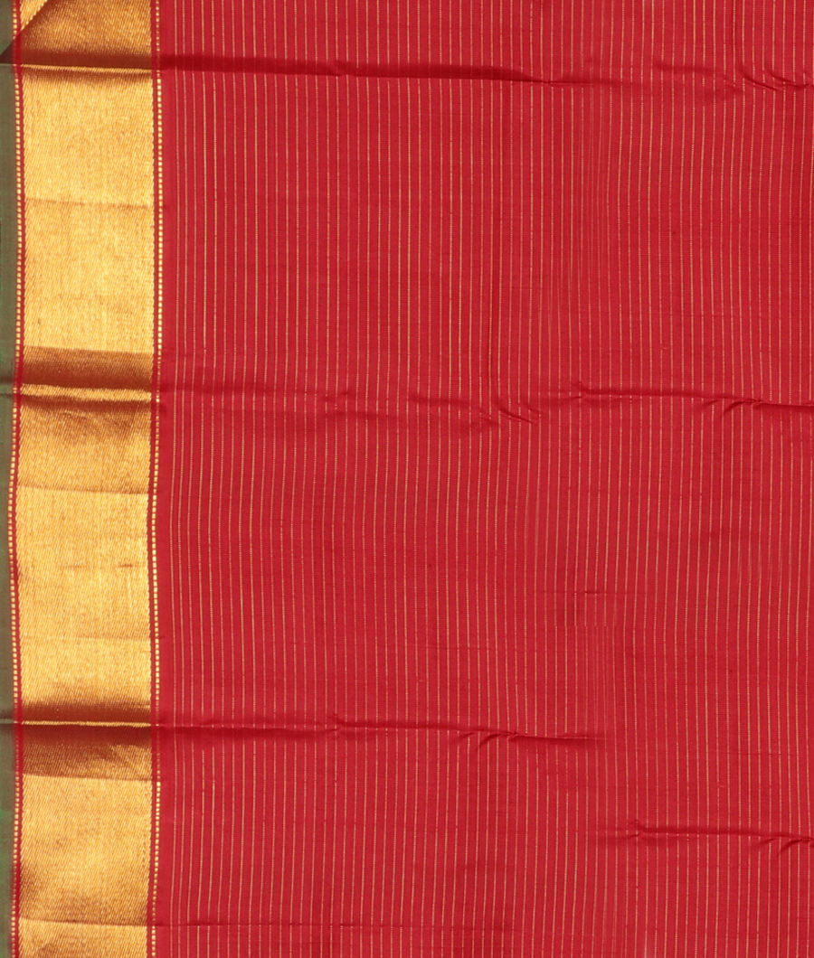 Maroon Handwoven Kanjivaram Silk Saree T2299273