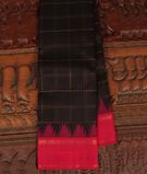 Black Handwoven Kanjivaram Silk Saree T2772111