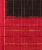 Black Handwoven Kanjivaram Silk Saree T2772114