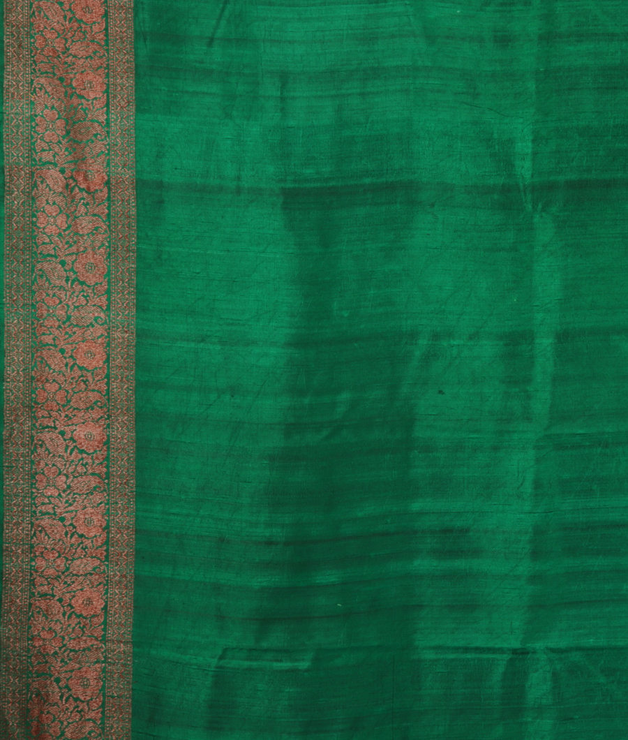 Magenta Banaras Tussar Saree T2842603