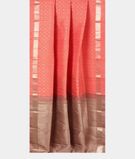 Peach Handwoven Kanjivaram Silk Saree T2860092