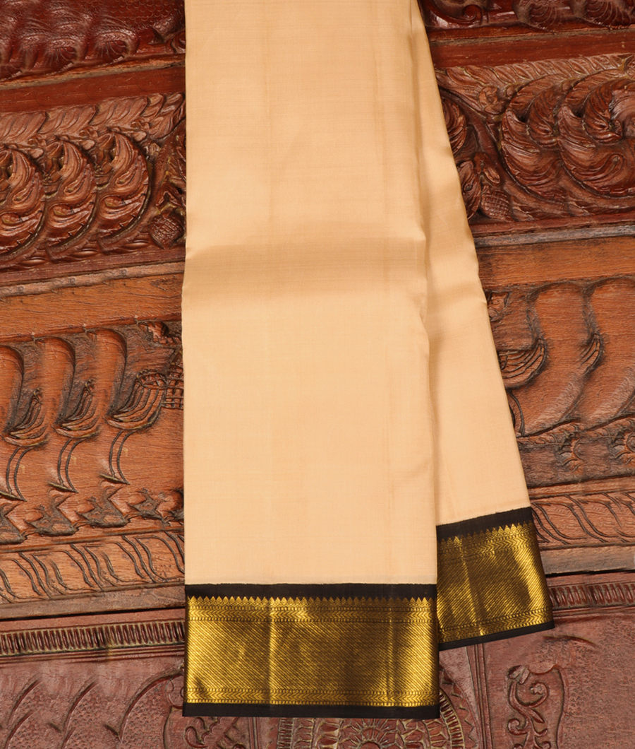 Cream Handwoven Kanjivaram Silk Saree T229995-image