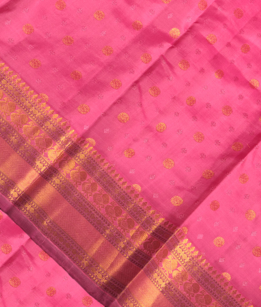 Pink Soft Silk Saree T207886-image