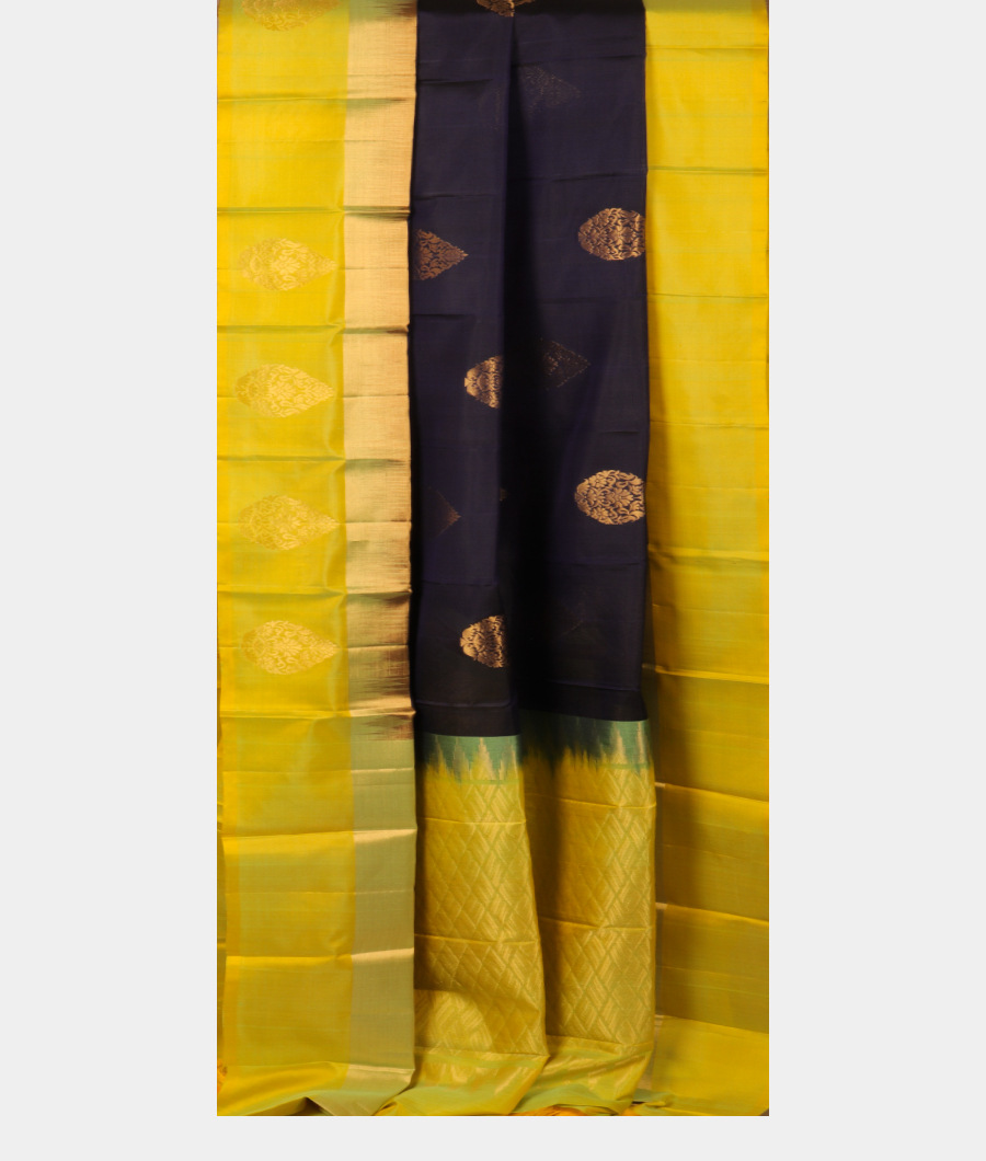 Blue Soft Silk Saree T2946962