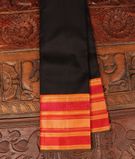 Black Handwoven Kanjivaram Silk Saree T2821251