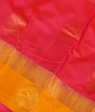 Pinkish Orange Soft Silk Saree T2620041