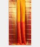 Yellow Handwoven Kanjivaram Silk Saree T2635322