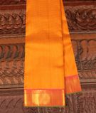 Yellow Handwoven Kanjivaram Silk Saree T2573891