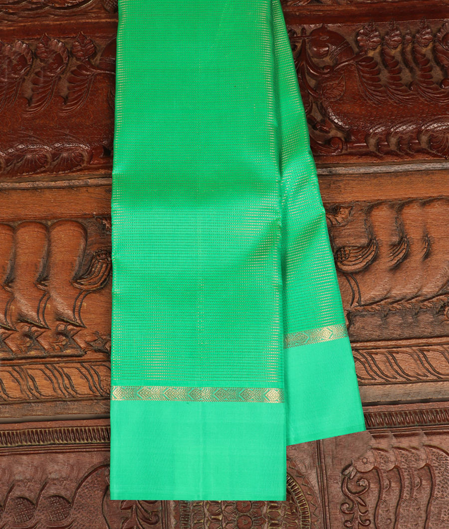 Green Handwoven Kanjivaram Silk Saree T277102-image