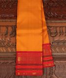 Yellow Handwoven Kanjivaram Silk Saree T2725491