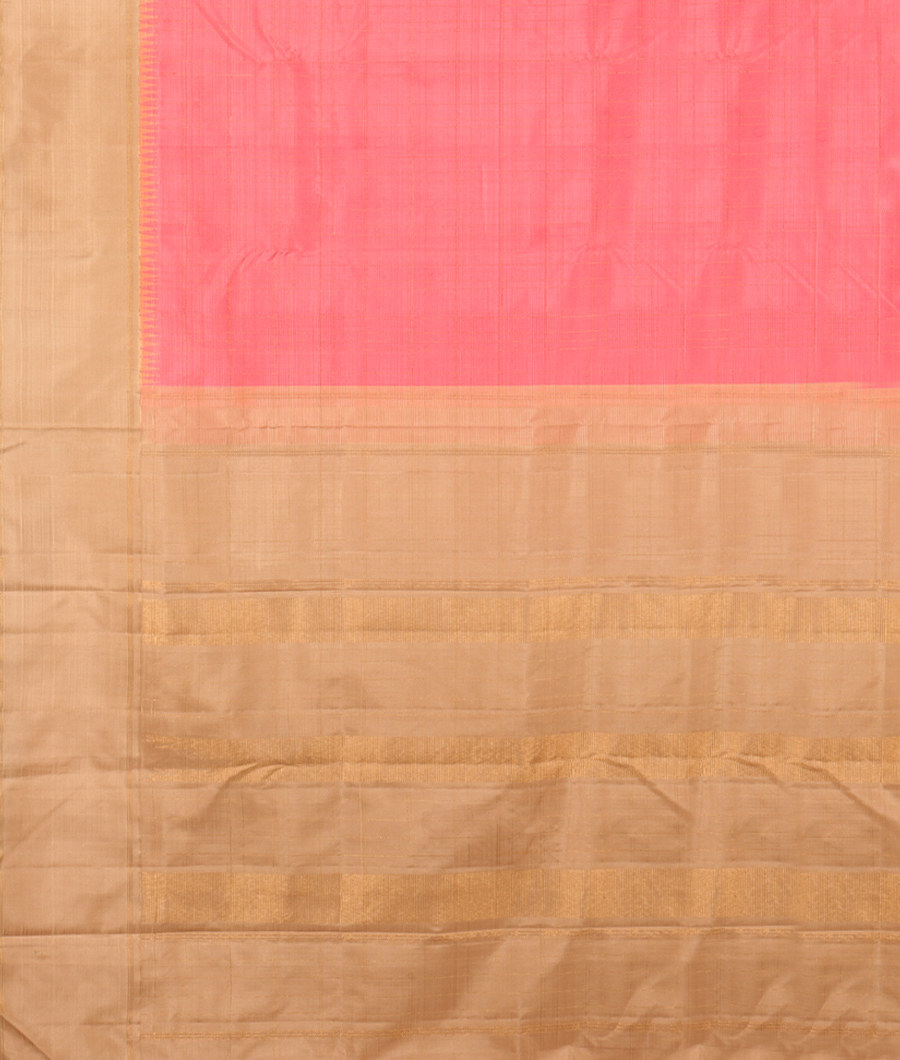 Pink Handwoven Kanjivaram Silk Saree T2296604